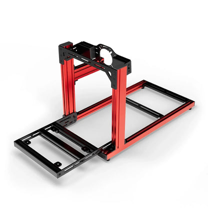 SIMGASM | Hobby Aluminum Sim Racing Cockpit - Red - Front Mount