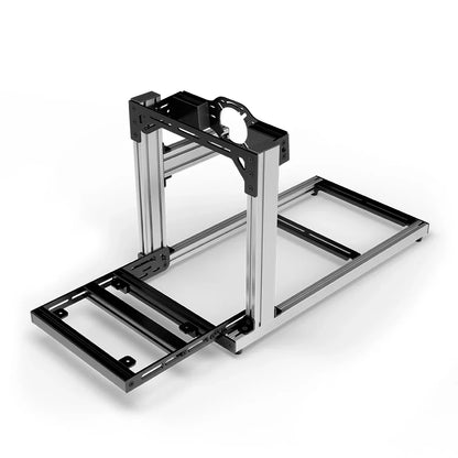 SIMGASM | Hobby Aluminum Sim Racing Cockpit - Silver - Front Mount