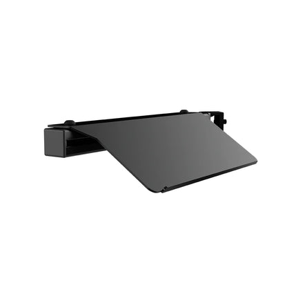 Black SIMGASM keyboard swivel mount shown with the keyboard tray extended