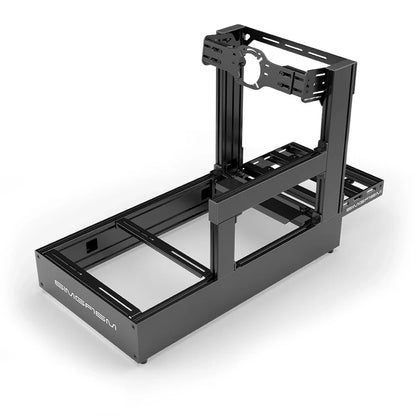 SIMGASM | Pro Aluminum Sim Racing Cockpit - Black - Front Mount