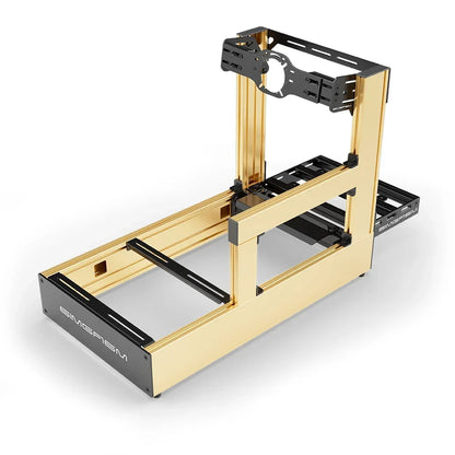 SIMGASM | Pro Aluminum Sim Racing Cockpit - Gold - Front Mount