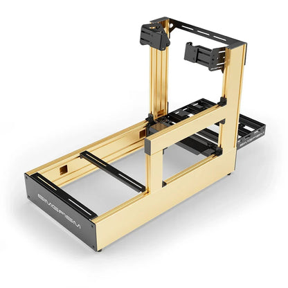 SIMGASM | Pro Aluminum Sim Racing Cockpit - Gold - Side Mount
