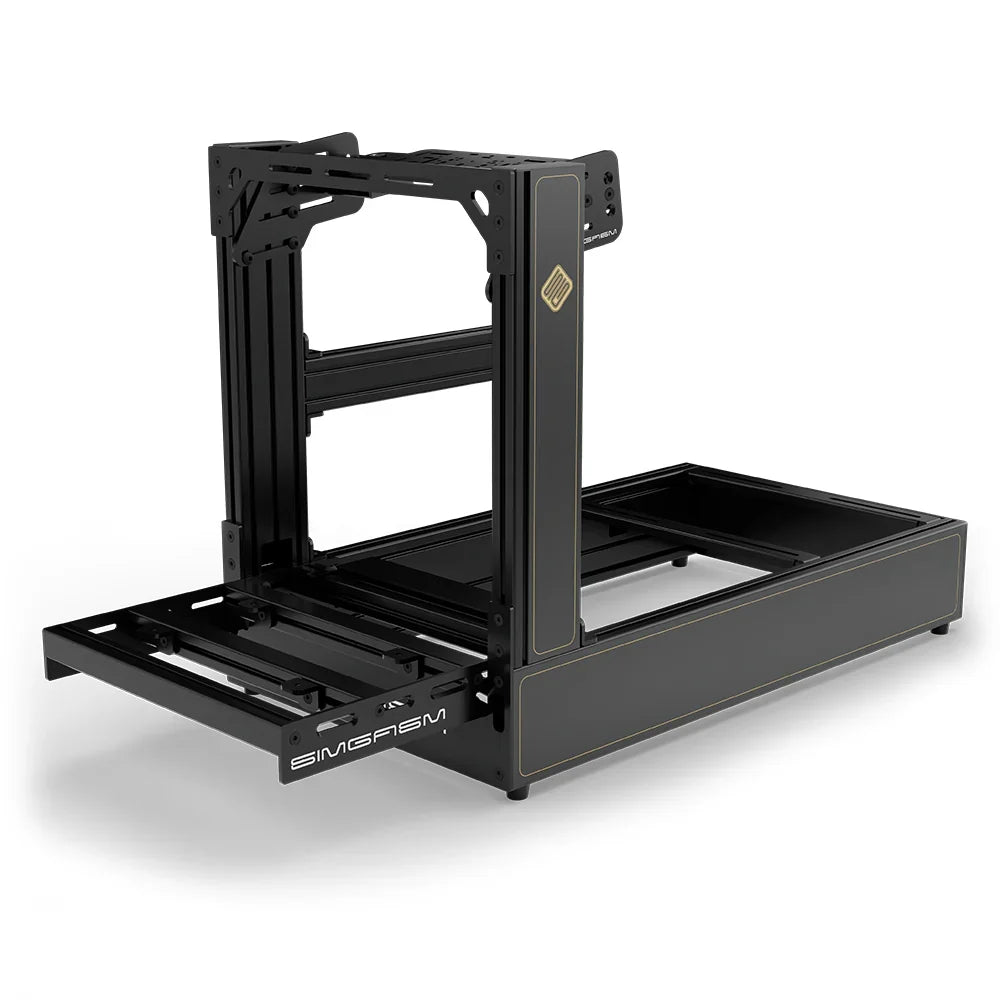 SIMGASM | Pro Aluminum Sim Racing Cockpit - JPS - Bottom Mount / Standard