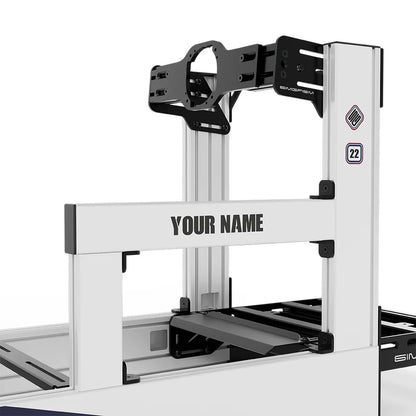 SIMGASM | Pro Aluminum Sim Racing Cockpit - MARINI - Asetek Front Mount / Add Text & Number - Cockpits