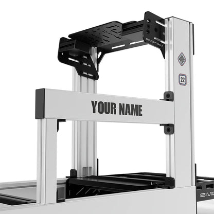 SIMGASM | Pro Aluminum Sim Racing Cockpit - MARINI - Bottom Mount / Add Text & Number - Cockpits