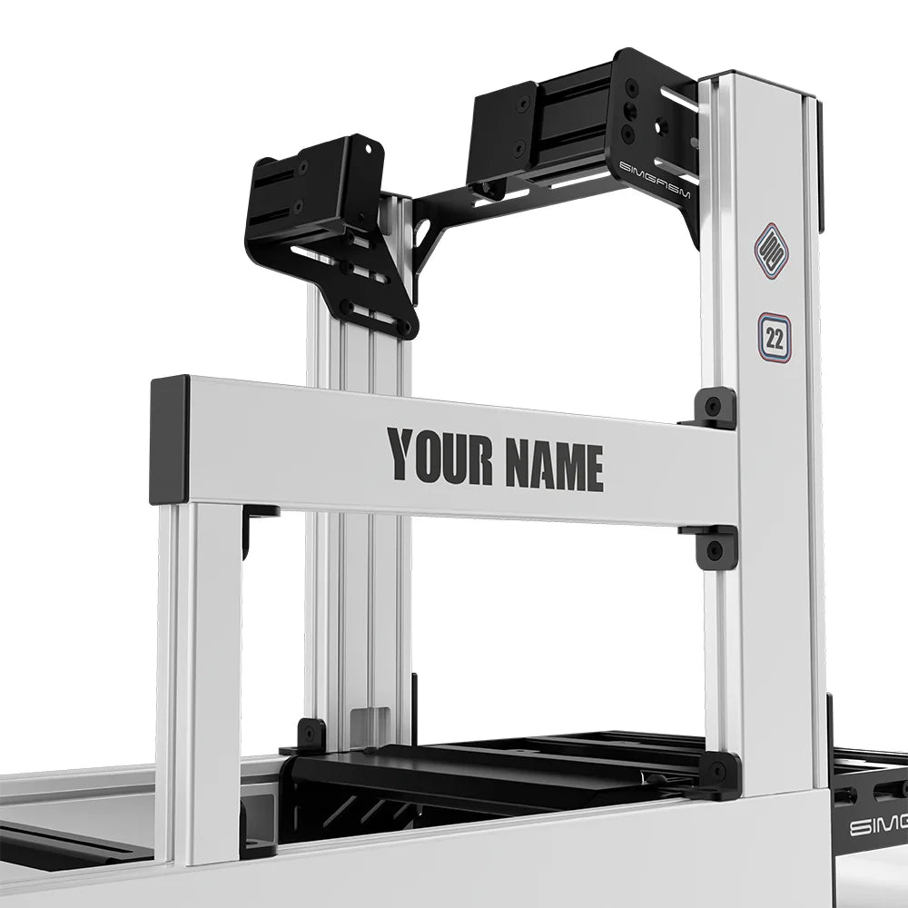 SIMGASM | Pro Aluminum Sim Racing Cockpit - MARINI - Side Mount / Add Text & Number - Cockpits