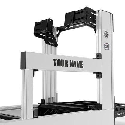 SIMGASM | Pro Aluminum Sim Racing Cockpit - MARINI - Side Mount / Add Text & Number - Cockpits