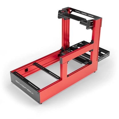 SIMGASM | Pro Aluminum Sim Racing Cockpit - Red - Bottom Mount