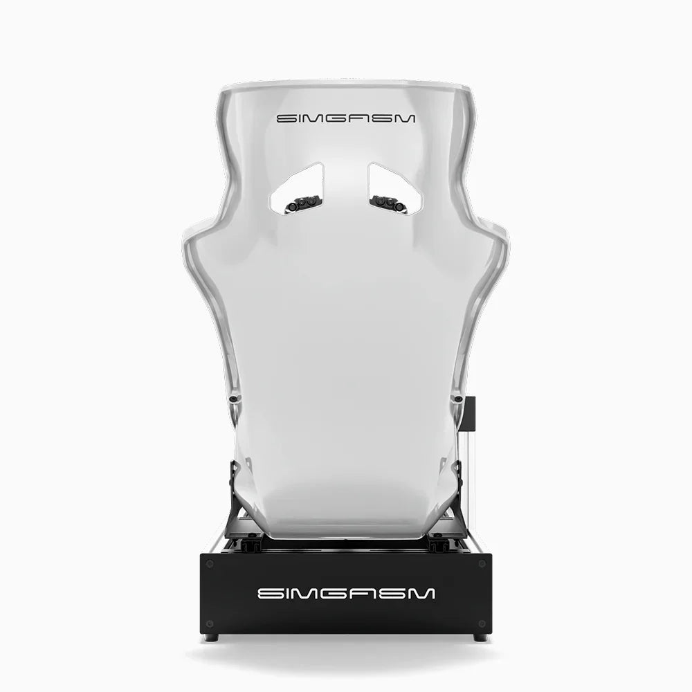 SIMGASM | Pro Aluminum Sim Racing Cockpit - White
