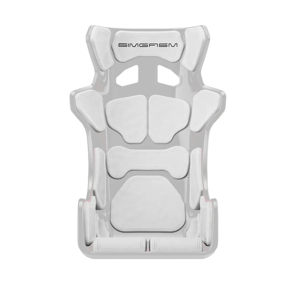 White Atlas GT cushion set arranged in its complete seating layout