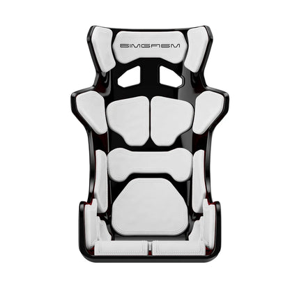 SIMGASM | Sim Racing Seat Atlas Gran Turismo - Black - White