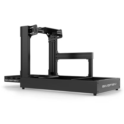 SIMGASM | Sport Aluminum Sim Racing Cockpit - Black - Bottom Mount