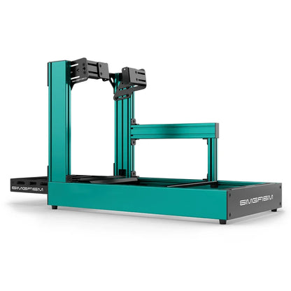 SIMGASM | Sport Aluminum Sim Racing Cockpit - Green - Side Mount