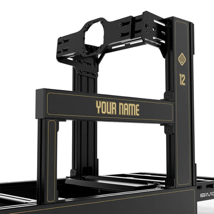 SIMGASM | Sport Aluminum Sim Racing Cockpit - JPS - Asetek Front Mount / Add Text & Number