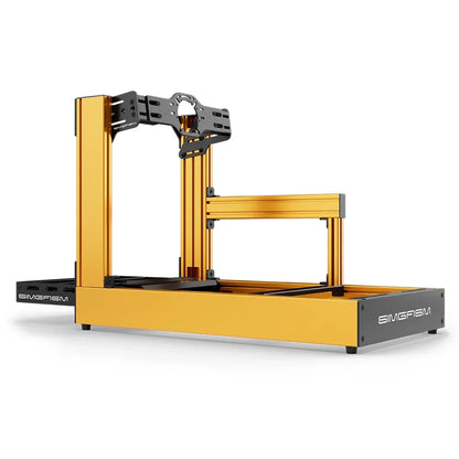 SIMGASM | Sport Aluminum Sim Racing Cockpit - Orange - Front Mount