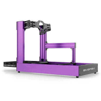 SIMGASM | Sport Aluminum Sim Racing Cockpit - Purple - Front Mount