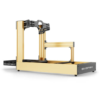 SIMGASM | Sport Aluminum Sim Racing Cockpit - Yellow - Front Mount