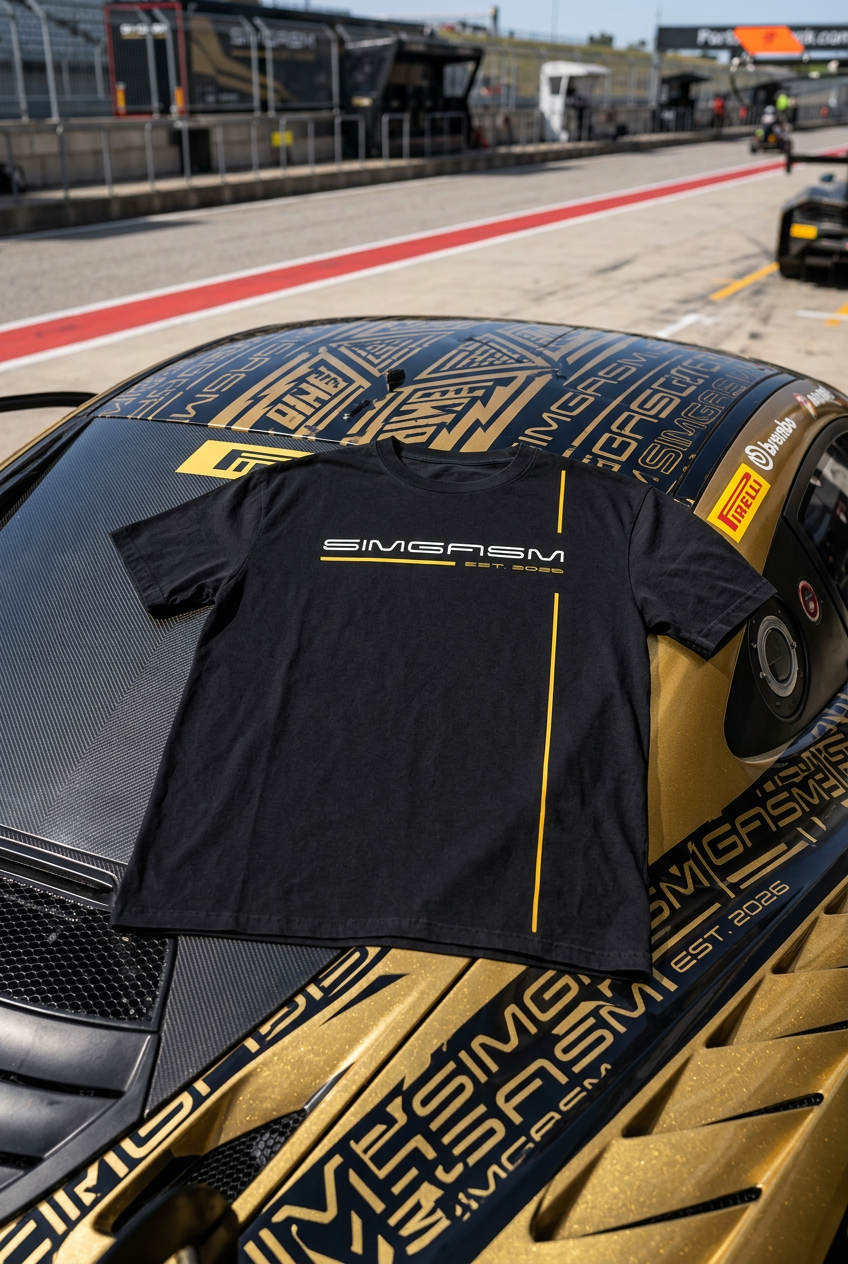 SIMGASM | Clean T-Shirt - Black