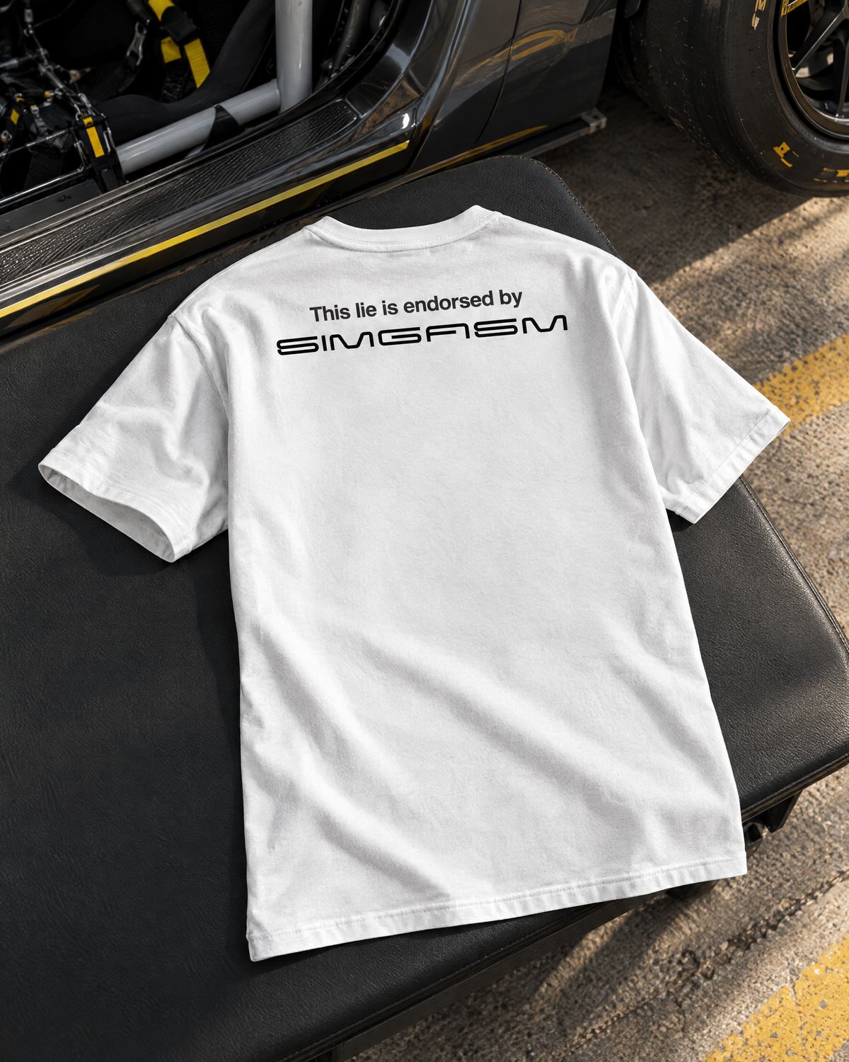 SIMGASM | One More Race T-Shirt - White